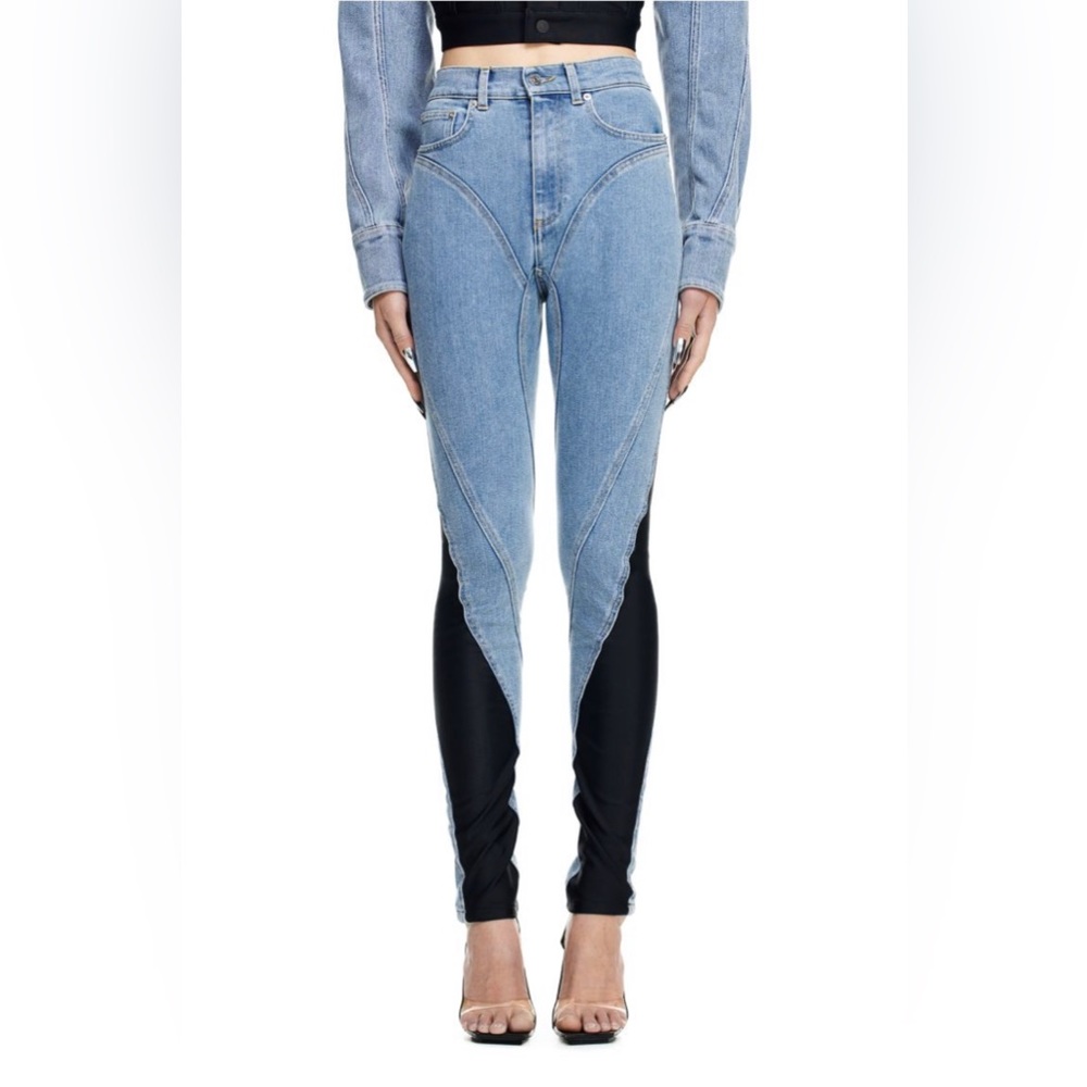 H&M Mugler jeans, size US 6, EUR 38
